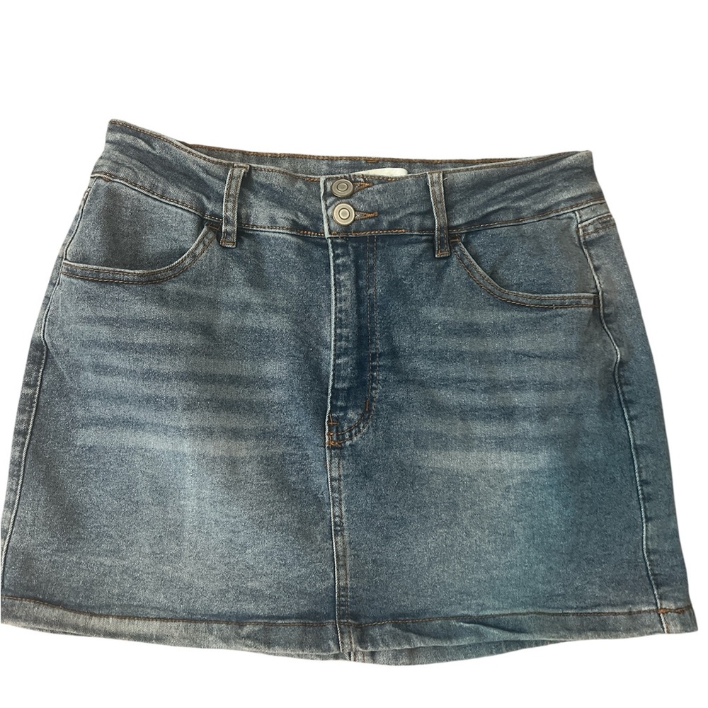 Denim Mini Skirt